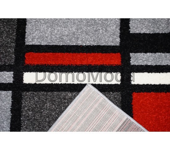 Синтетическая ковровая дорожка CAMINO 02581C L.Grey-L.Red - высокое качество по лучшей цене в Украине изображение 5.